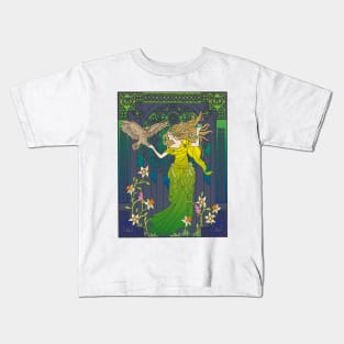 Celtic Woman (green/blue) Kids T-Shirt